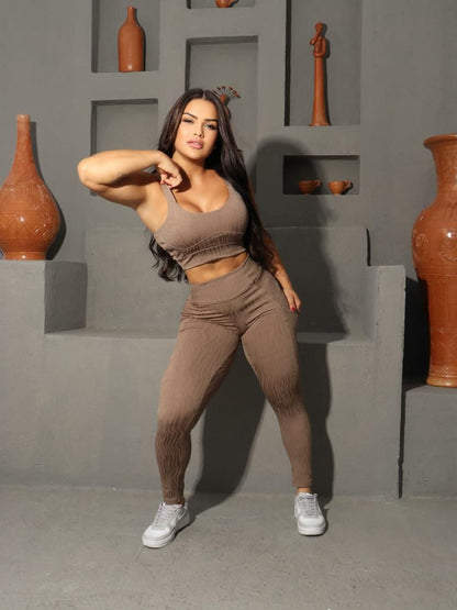 Conjunto Feminino Fitness Empina Bumbum Karina