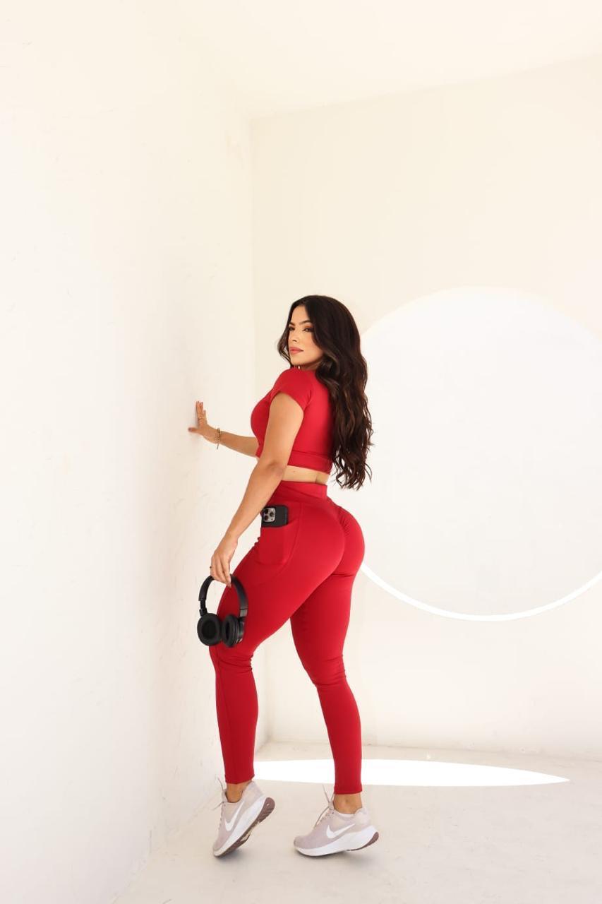 Conjunto Feminino Fitness Empina Bumbum Katy