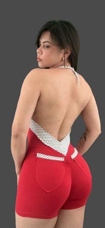 Macacão Feminino Fitness empina bumbum Ana