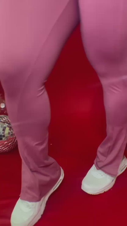 Conjunto de calça Feminino Fitness Flare