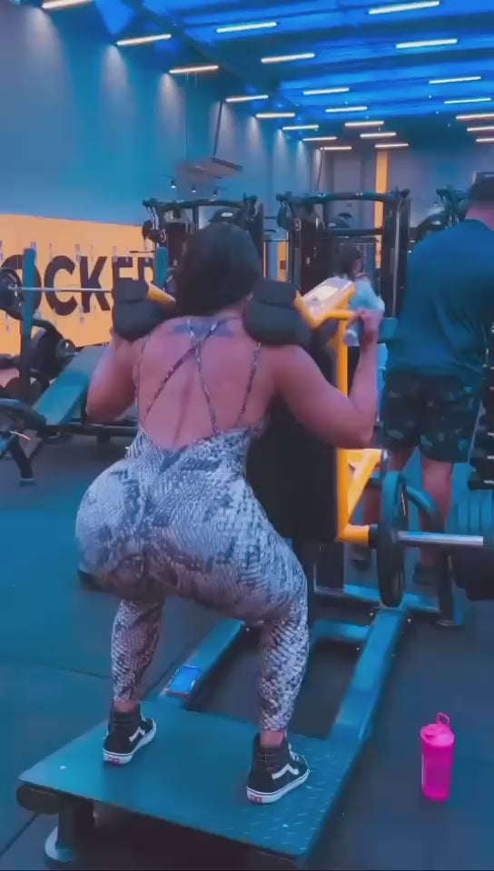 Macacão Feminino Fitness Empina Bumbum Frida